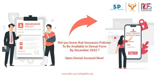Did you know IRDAI has made it mandatory to have an insurance policy in dematerialized – open a Demat account with us for 999*